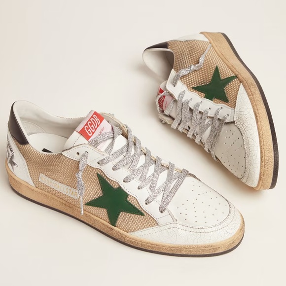 Golden Goose Shoes - Golden Goose Green White black Ball Star Ballstar Sneaker